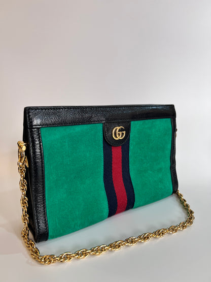 Gucci Ophidia Camurça Chain Verde