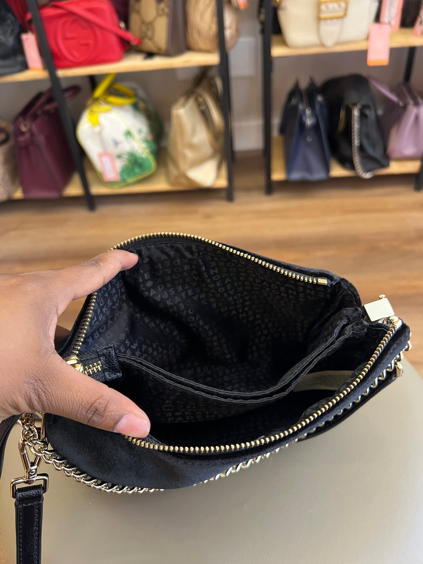 Kate Spade Velvet Madelyne