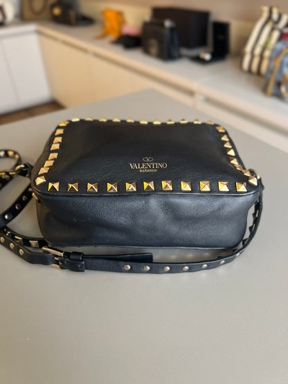 Valentino Garavani Rockstud Camera bag Preta