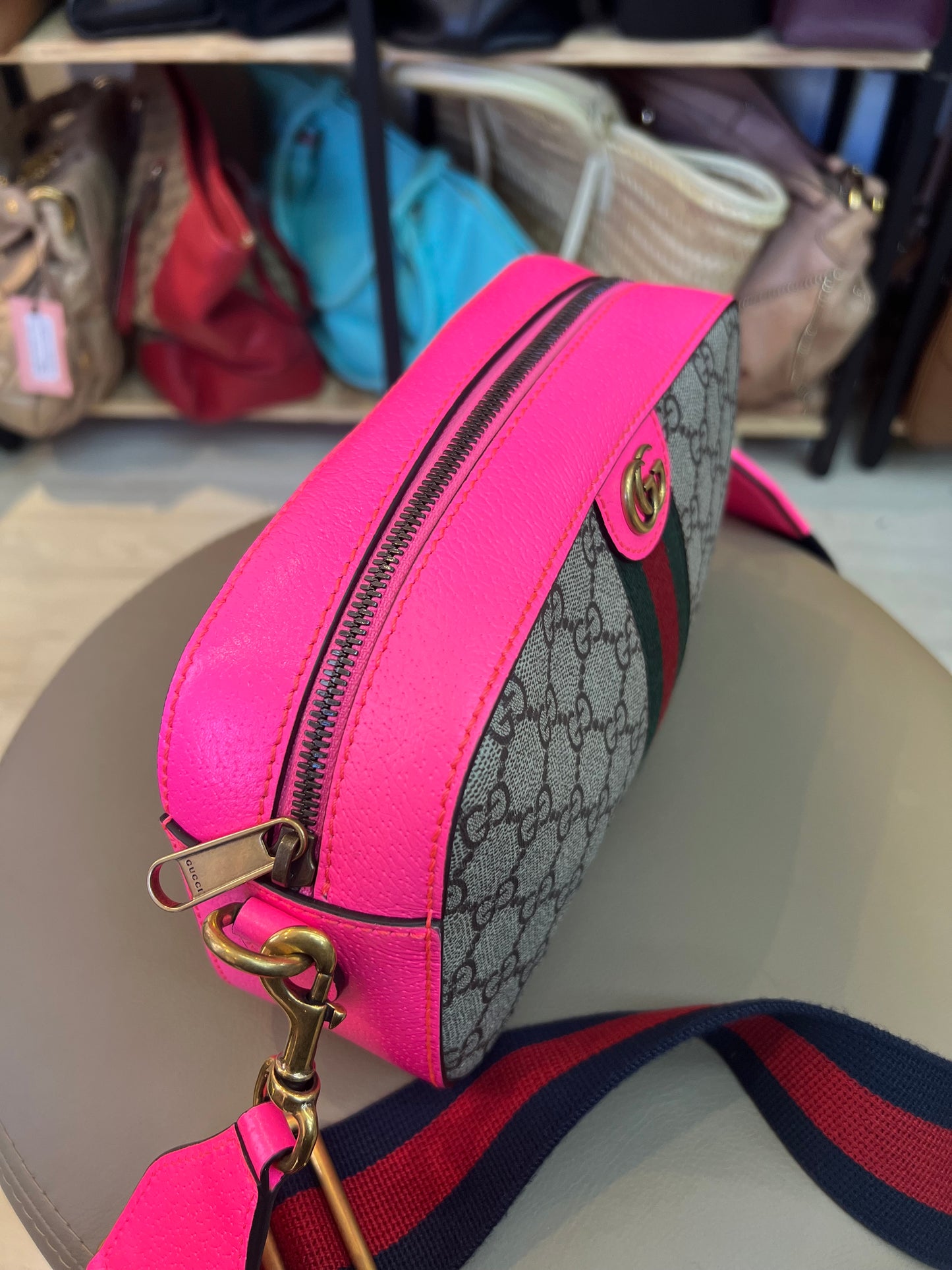 Gucci Ophidia Câmera bag Pink