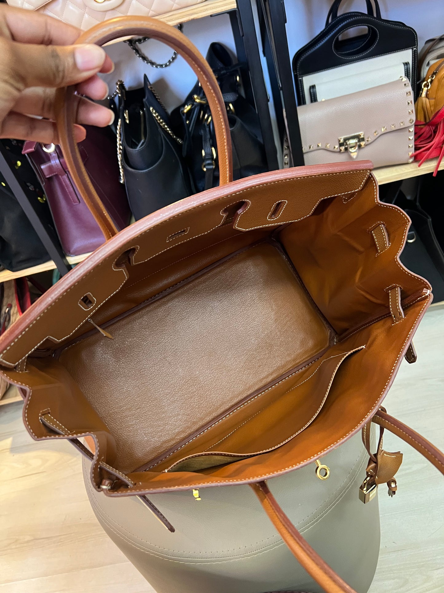 Hermes Birkin 35 Caramelo