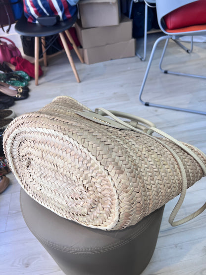 Jacquemus Le Panier Soli Ráfia