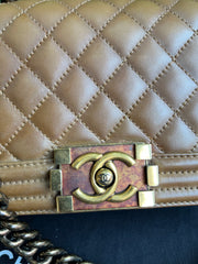 Chanel Boy Small Caramelo
