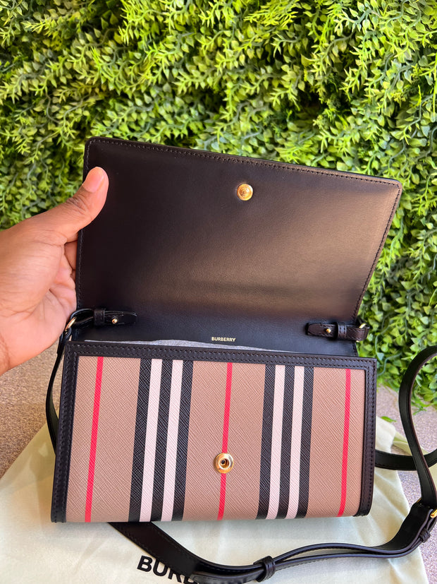 Burberry Hannah Stripe Preta