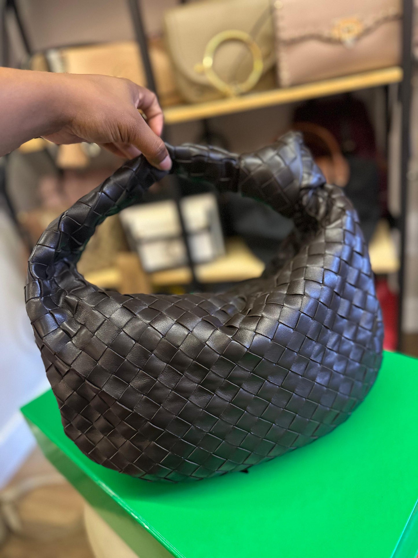 Bottega Jodie Small Marrom