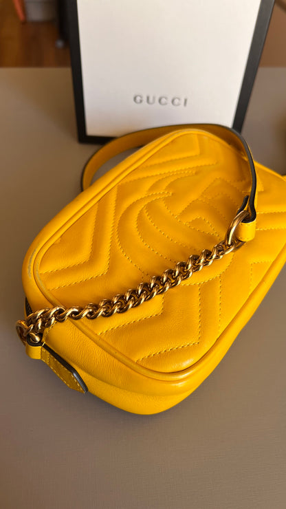 Gucci Marmont Mini Amarela