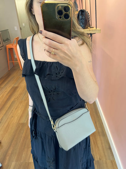 Furla Gea Mini Crossbody Cinza
