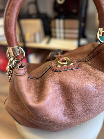 Gucci Indy Hobo Bag Marrom