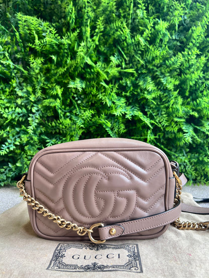 Gucci Marmont Matelassê  Nude