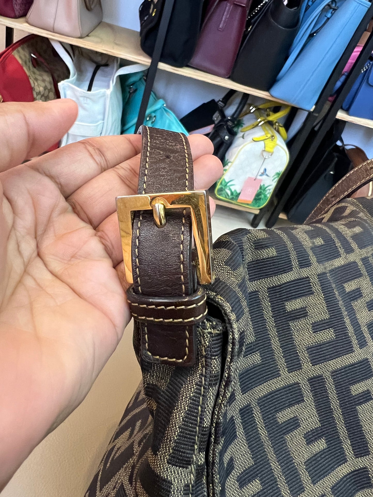 Fendi Zucca Mama Baguette