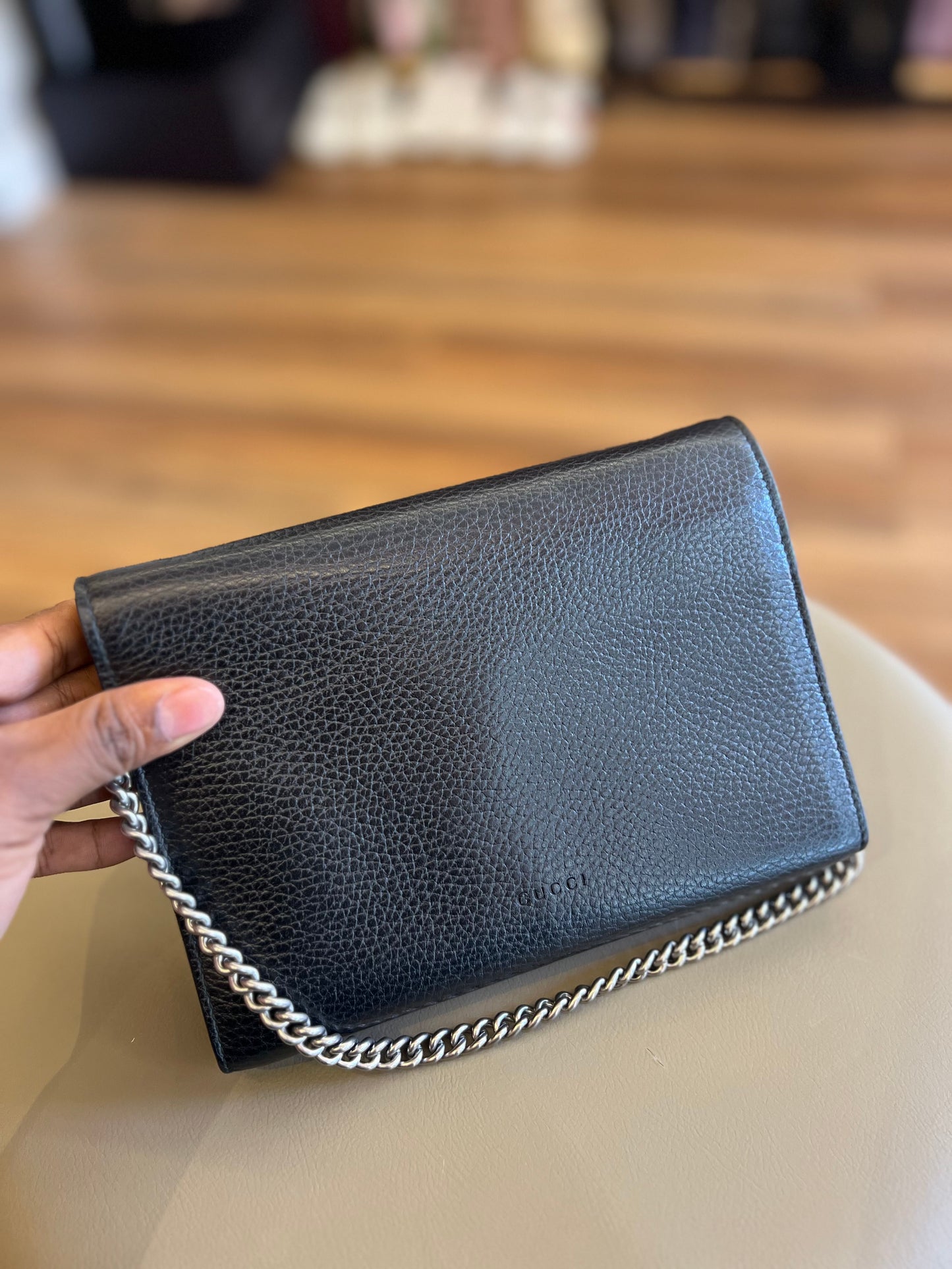 Gucci Dionysus em Couro Preto