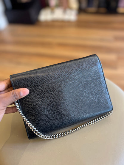 Gucci Dionysus em Couro Preto