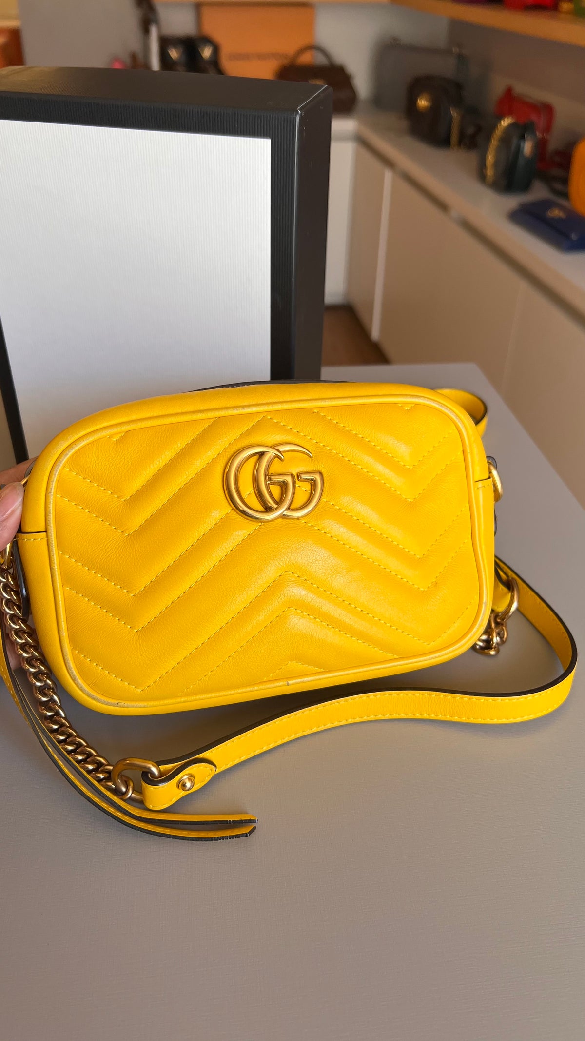 Gucci Marmont Mini Amarela