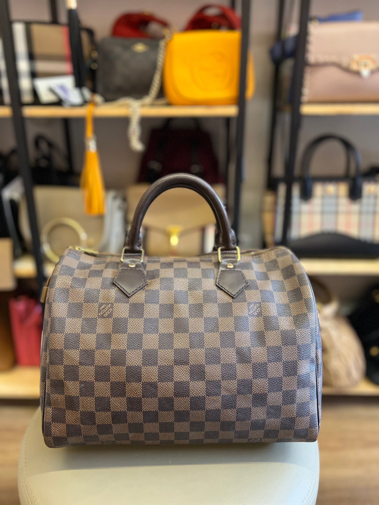 Louis Vuitton Speedy 30 Damier Ebene