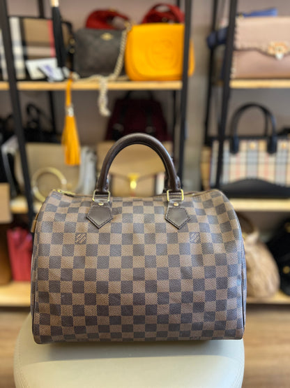 Louis Vuitton Speedy 30 Damier Ebene