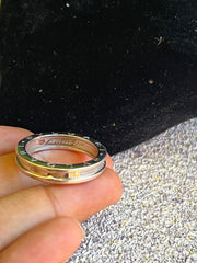 Aliança Bvlgari Ouro Branco