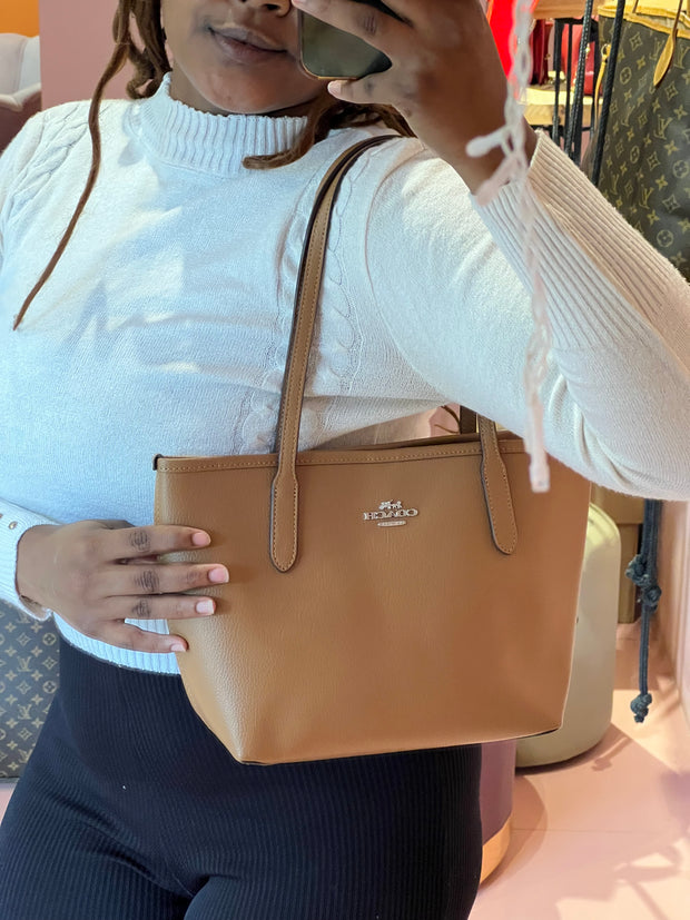 Coach Shoulder Caramelo