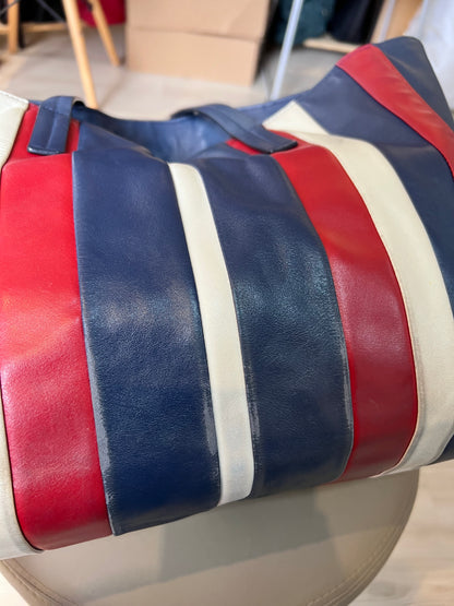 Prada Calf Tote Tricolor