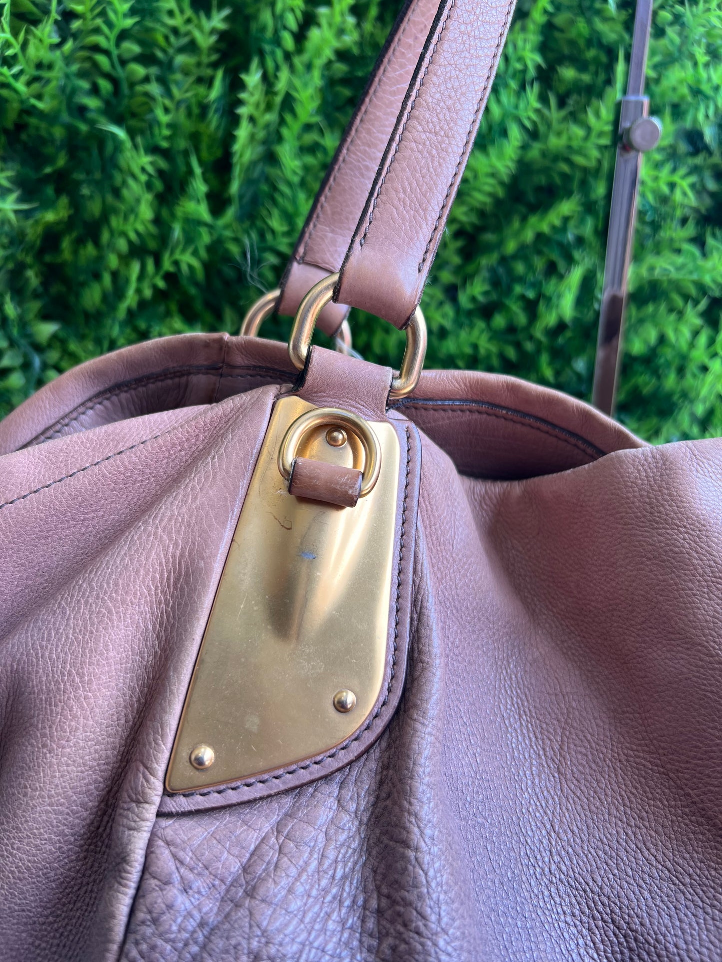 Prada Tote Soft Calf Marrom
