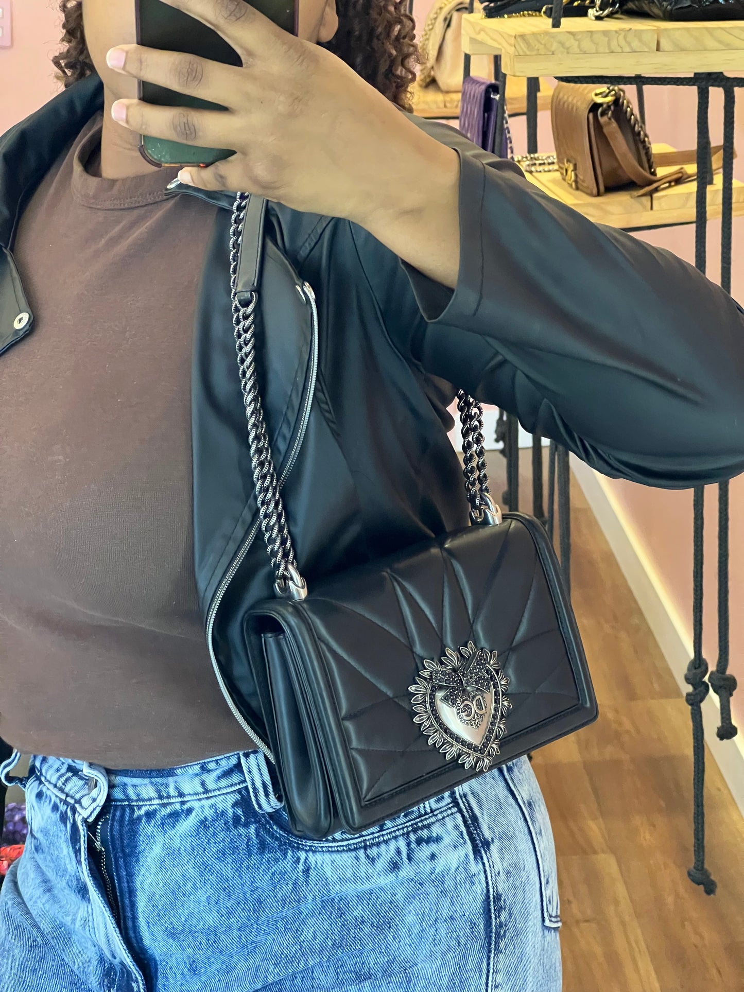 Dolce & Gabbana Devotion Small Preta