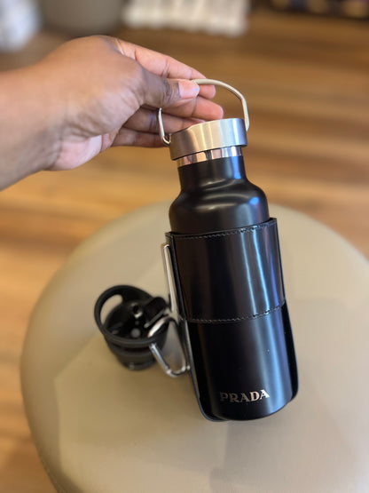 Prada Logo Stamp Tote Bag