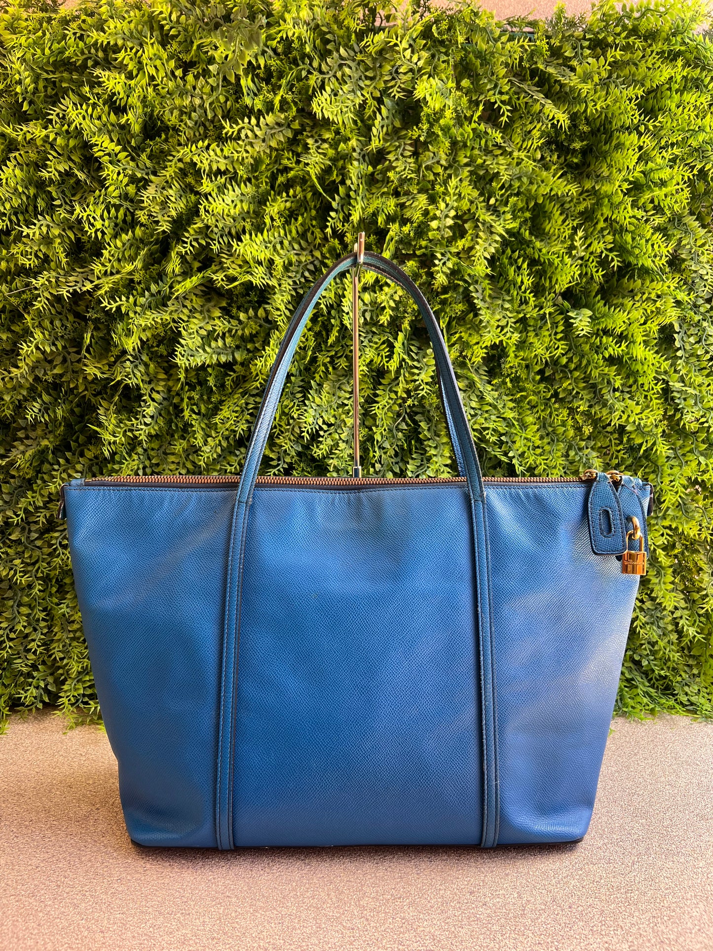 Dolce & Gabbana Shopping Tote Azul