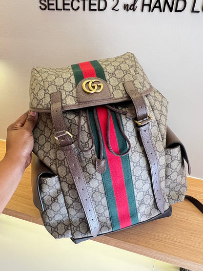 Mochila Gucci Ophidia GG Monograma