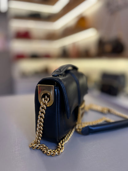 Fendi Mini Baguette Chain Preta