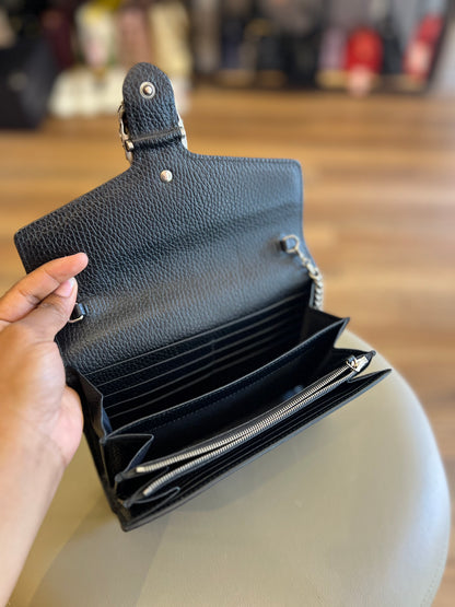 Gucci Dionysus em Couro Preto
