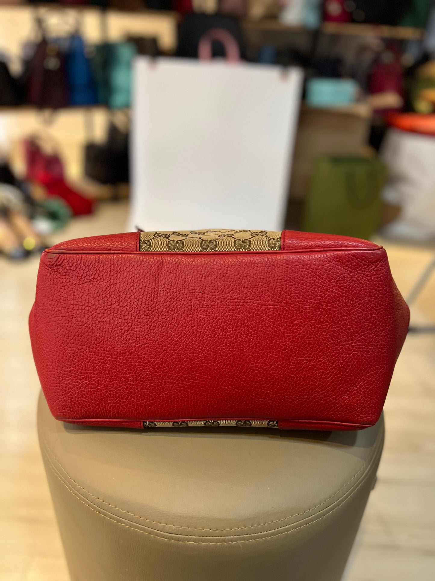 Gucci Bree Monograma Vermelha
