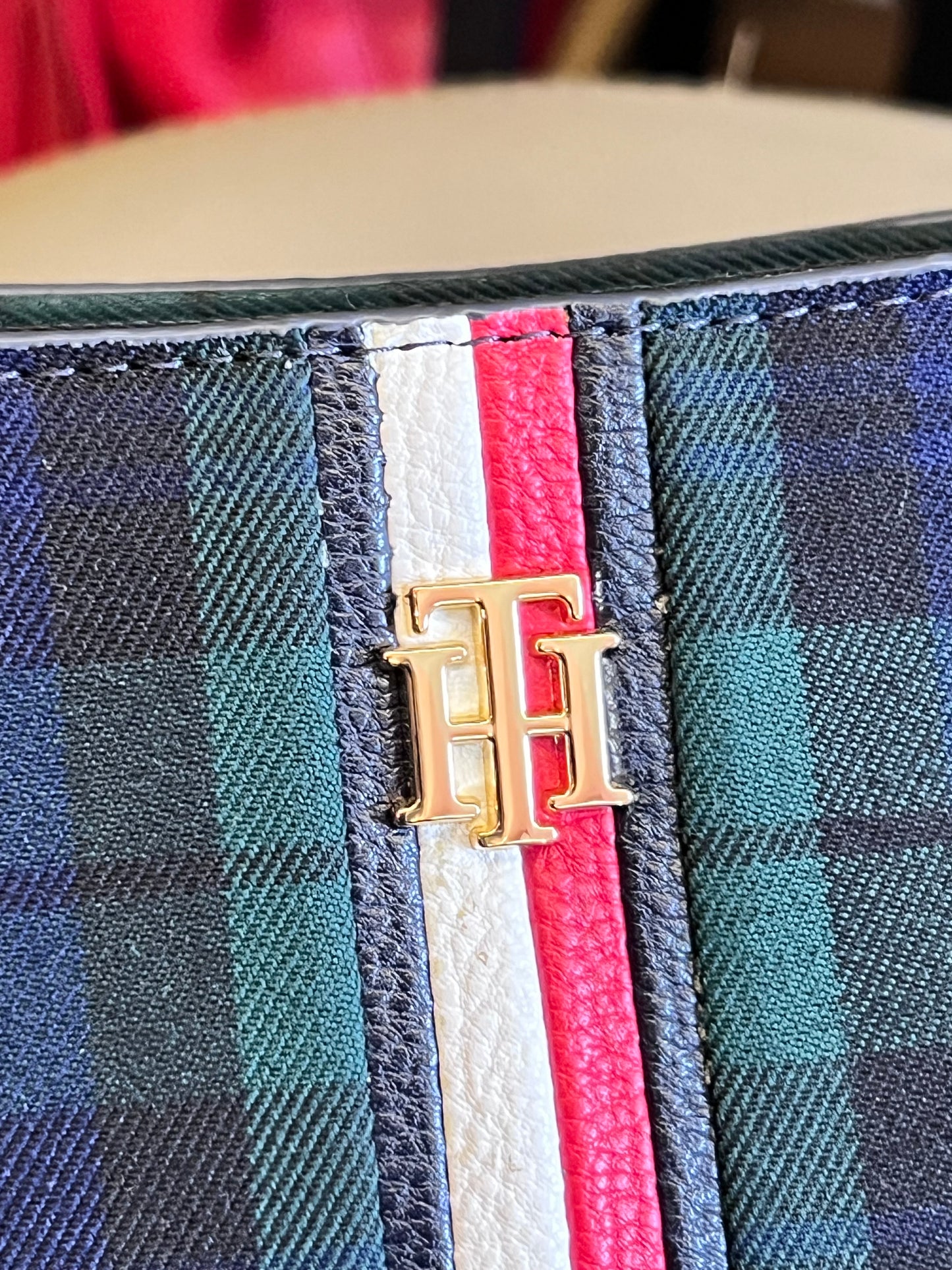 Tommy Hilfiger Tote Xadrez