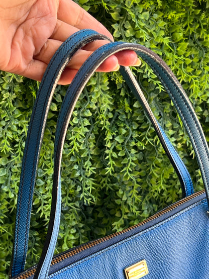 Dolce & Gabbana Shopping Tote Azul