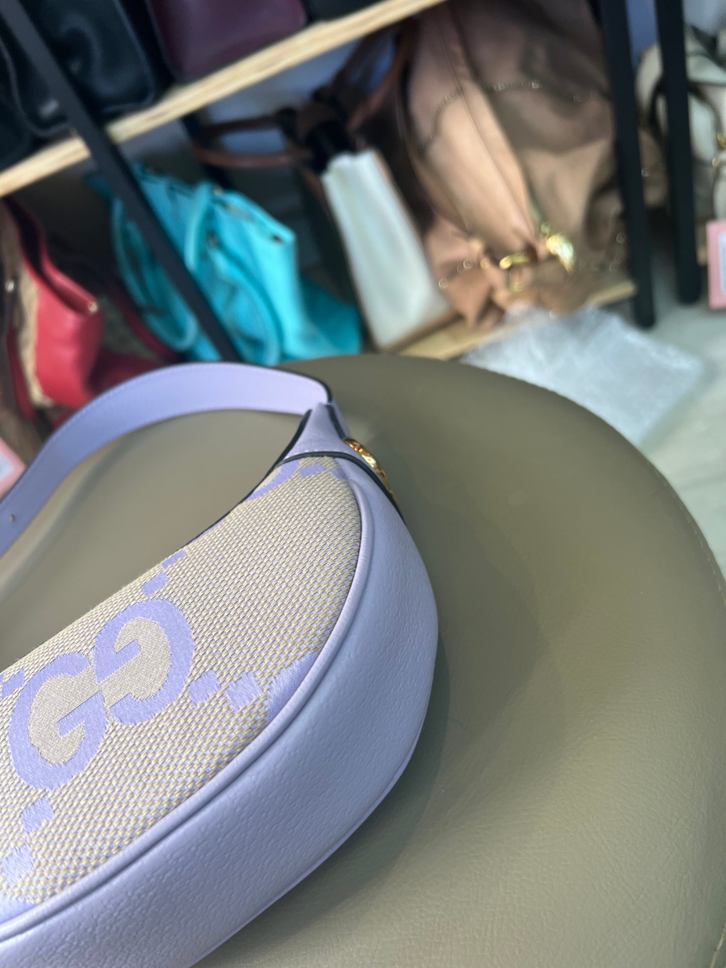 Gucci Half Moon Mini Lilás