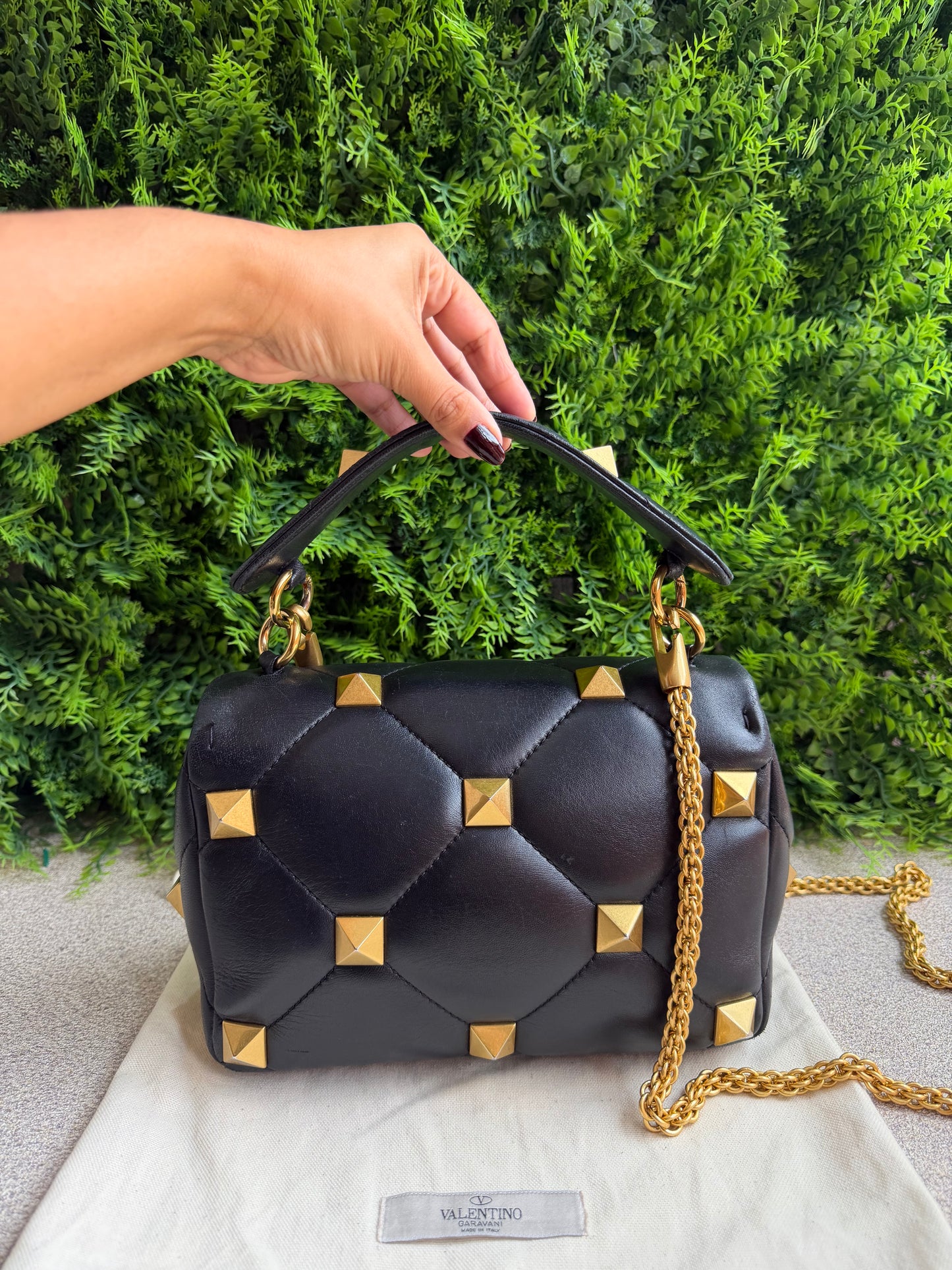 Valentino Rockstud Chain Preta