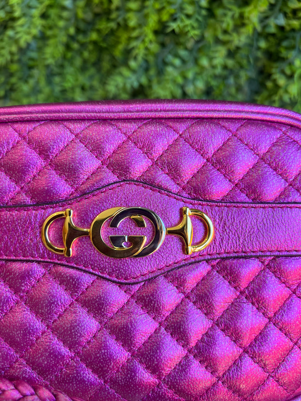 Gucci Zumi Metallic Rosa