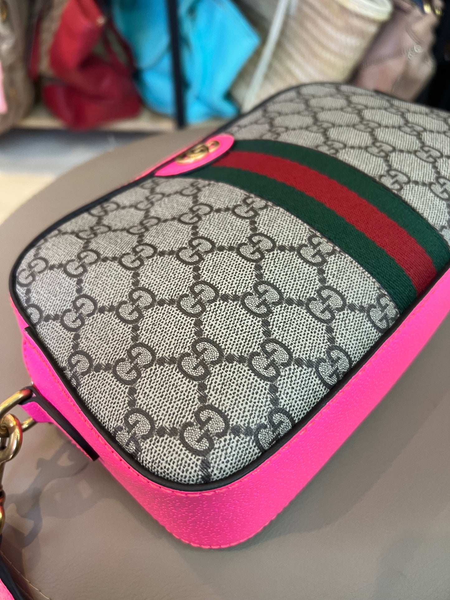 Gucci Ophidia Câmera bag Pink