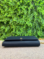 Tory Burch Emerson Chain Wallet Azul