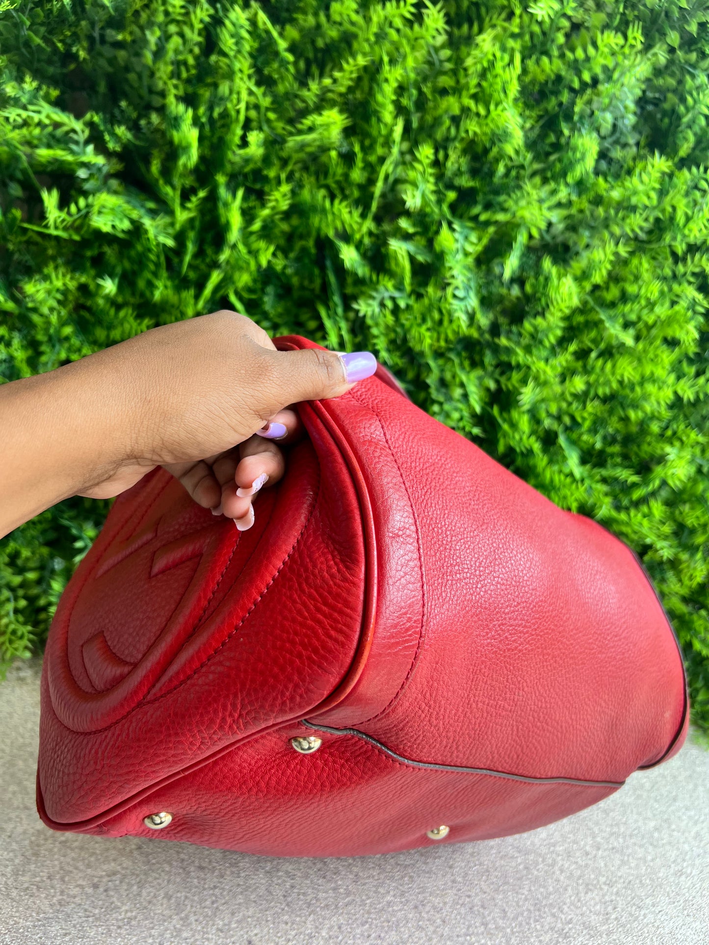 Gucci Soho Boston Vermelha