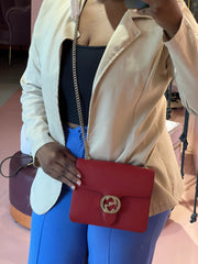 Gucci Interlock Vermelha