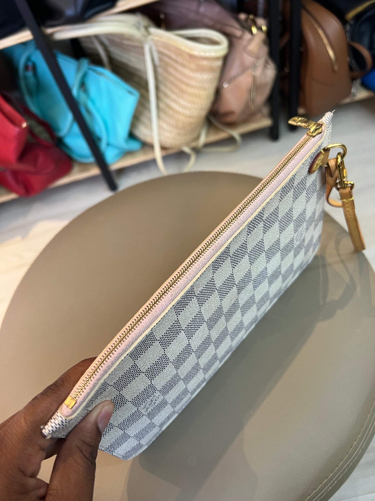 Louis Vuitton Neverfull MM Damier azur