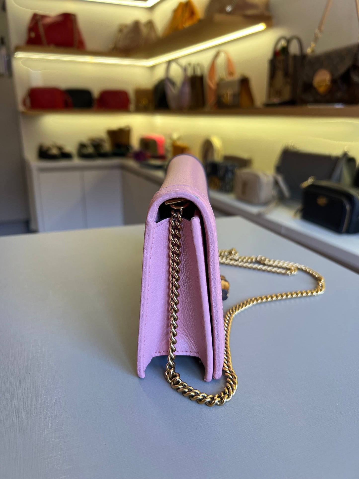 Gucci Diana Bamboo Shoulder bag Rosa