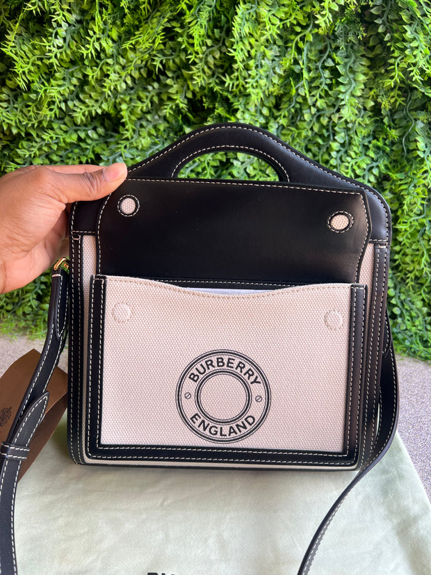 Burberry Canvas Logo Pochet