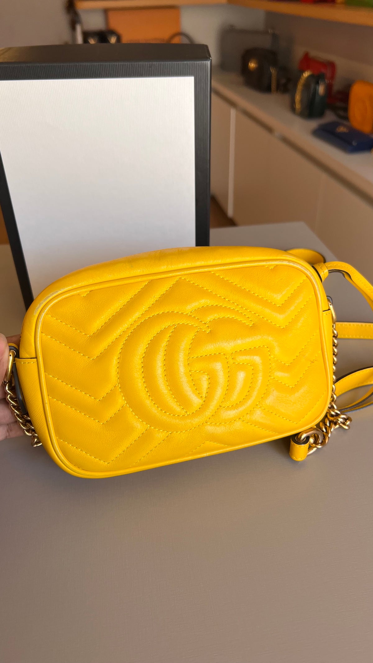 Gucci Marmont Mini Amarela