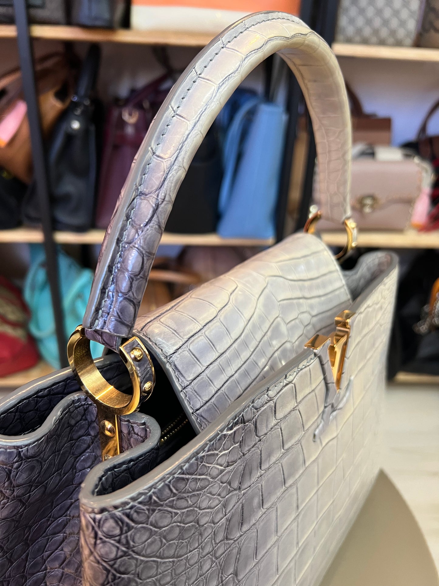 Louis Vuitton Capucines Croco