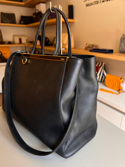 Fendi 2Jours Tote Preta