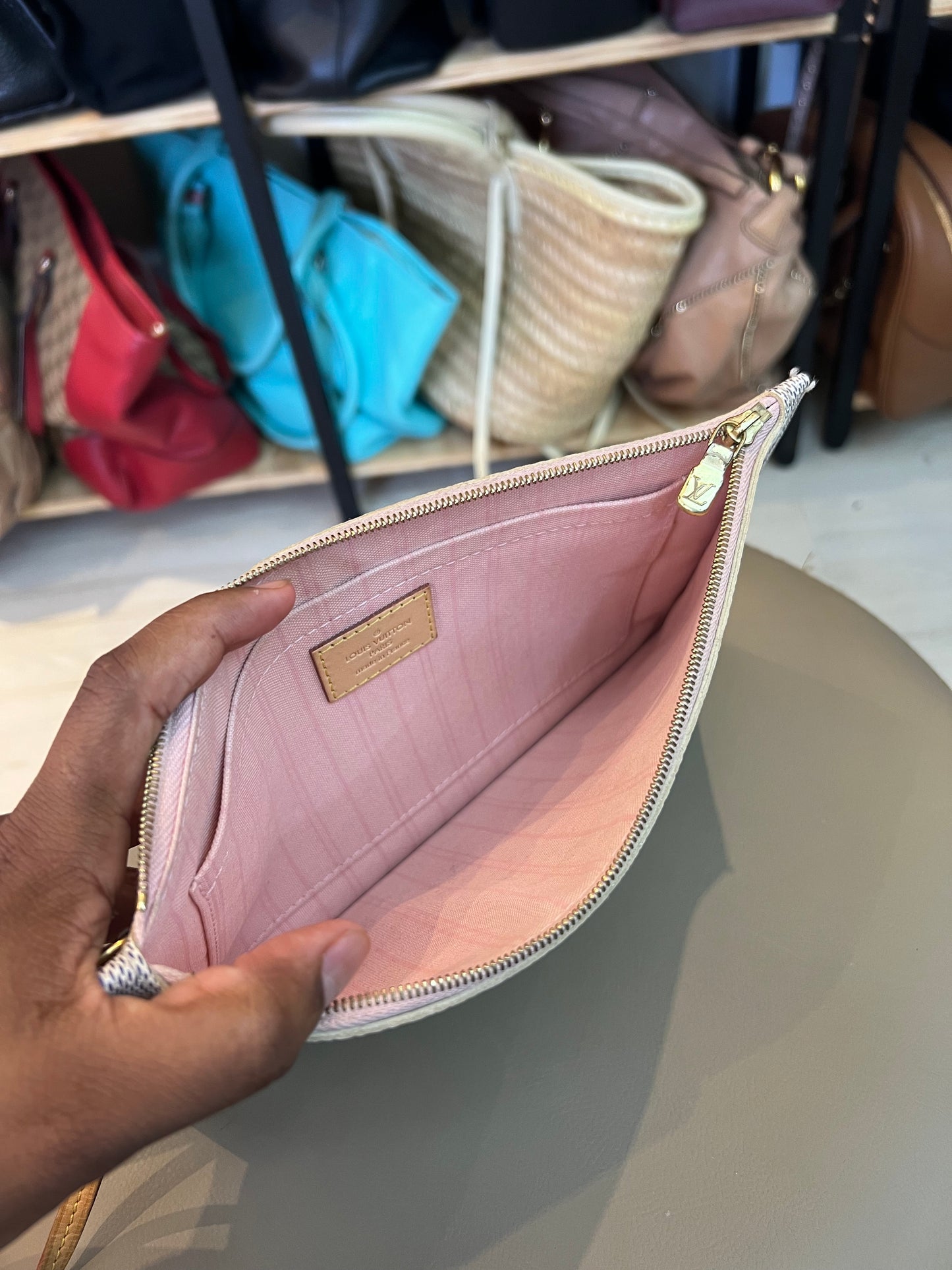 Louis Vuitton Neverfull MM Damier azur