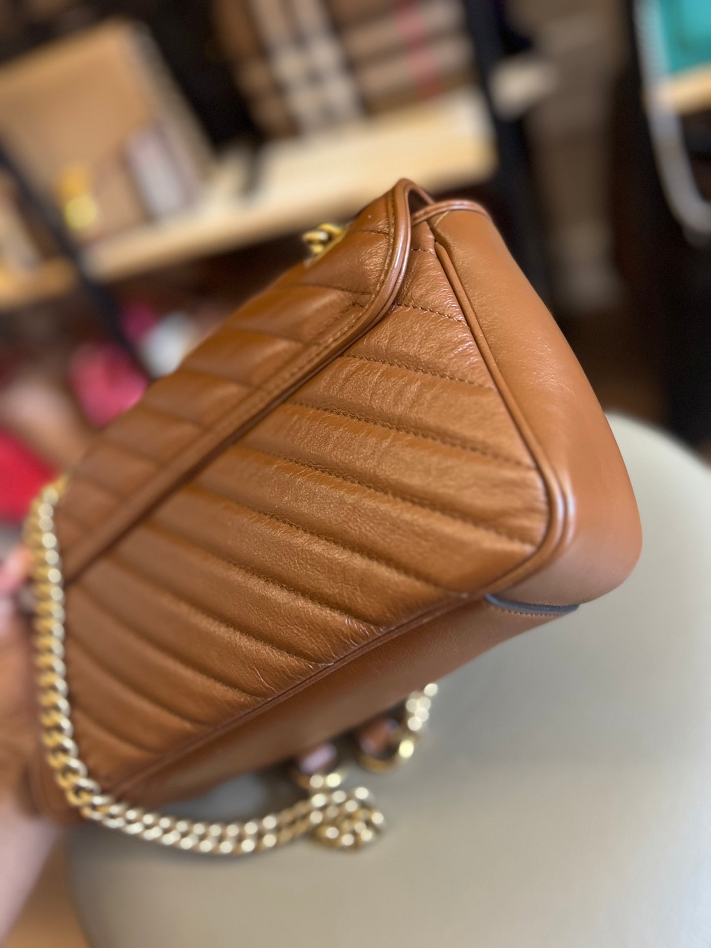 Gucci Marmont  Caramelo