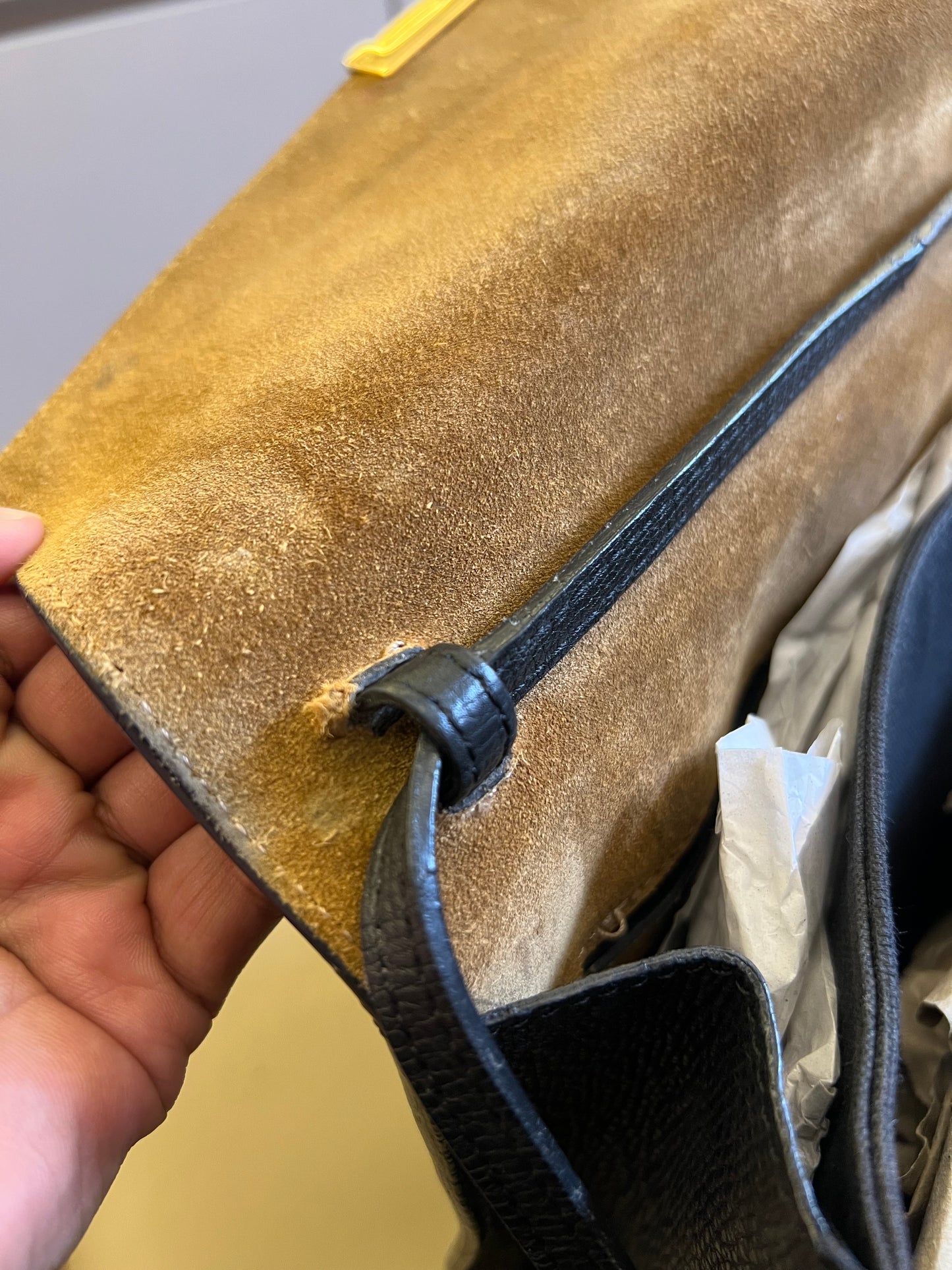 Burberry Macken Check Preta