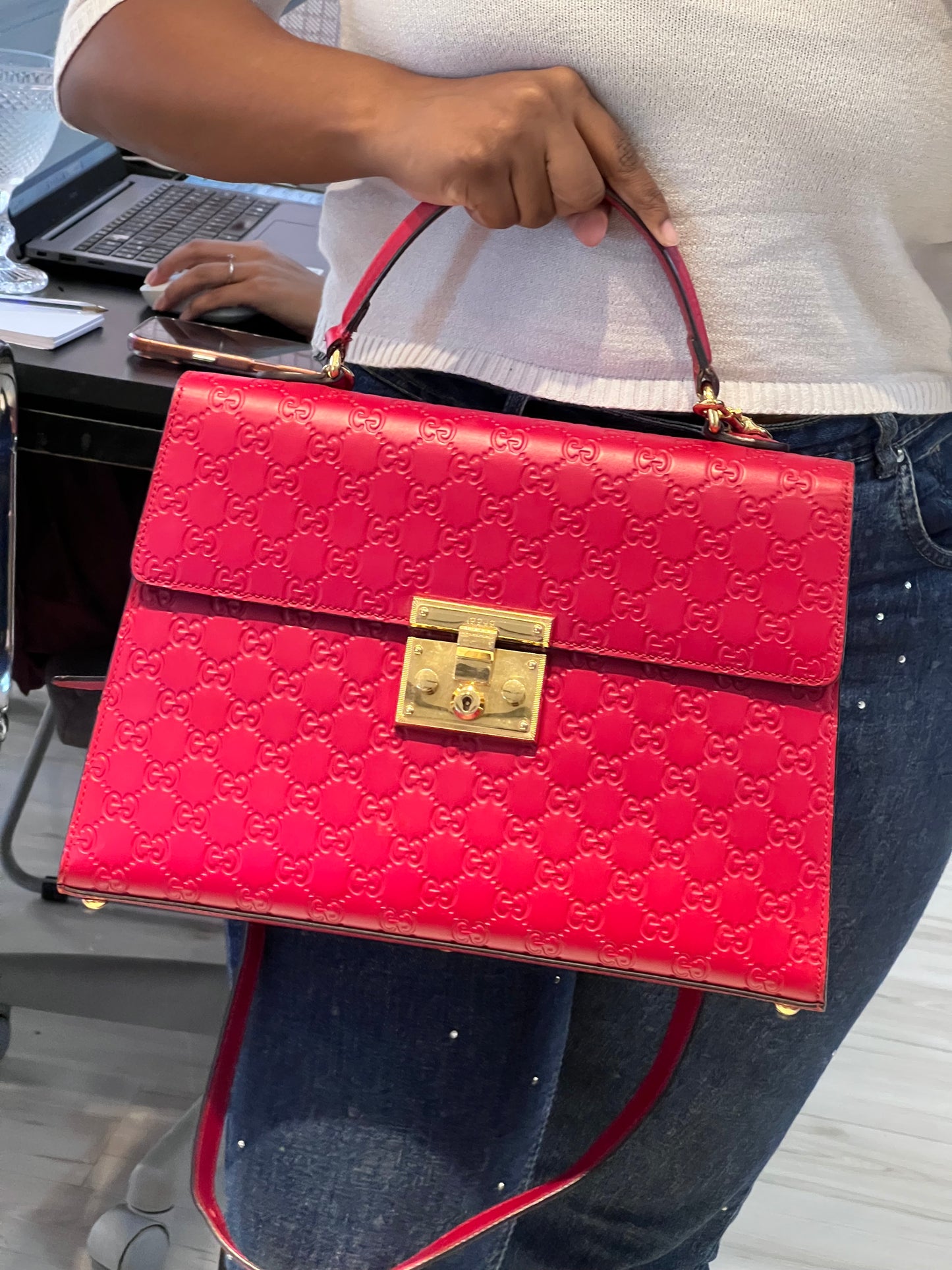 Gucci Padlock Vermelha