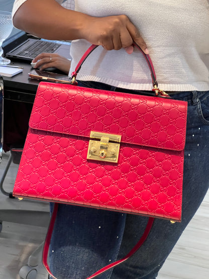 Gucci Padlock Vermelha